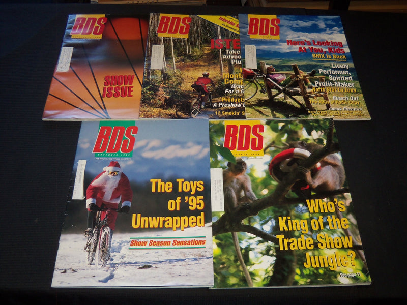 1994 BDS CYCLE MAGAZINE LOT OF 11 ISSUES - NICE COVERS & PHOTOS - O 317B