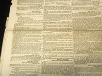 1852-1853 THE DAILY UNION NEWSPAPER LOT OF 4 ISSUES - WASINGTON - NP 3297E