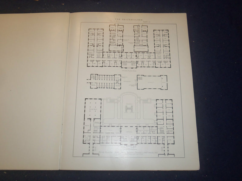 1906 SEPTEMBER THE BRICKBUILDER MAGAZINE - AN ARCHITECTURAL MONTHLY - ST 258S