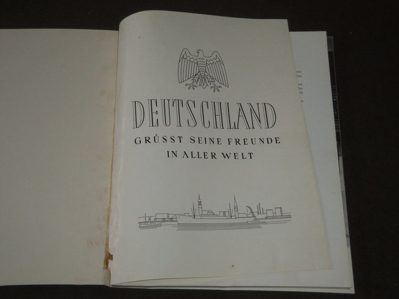 DEUTSCHLAND GRUSST SEINE FREUNDE SOFTCOVER BOOK - NICE PHOTOS - J 2173