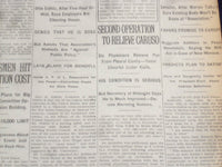 1920 DECEMBER 31 NEW YORK TIMES - SECOND OPERATION TO RELIEVE CARUSO - NT 8487