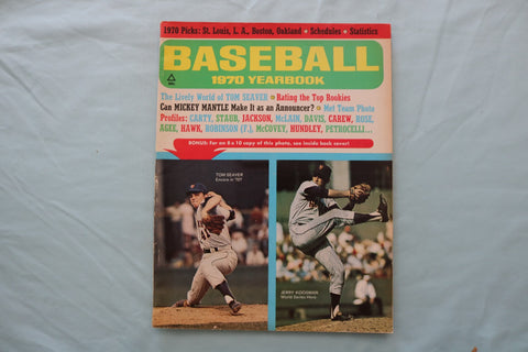 1970 BASEBALL YEARBOOK MAGAZINE - TOM SEAVER-JERRY KOOSMAN COVER - E 26728