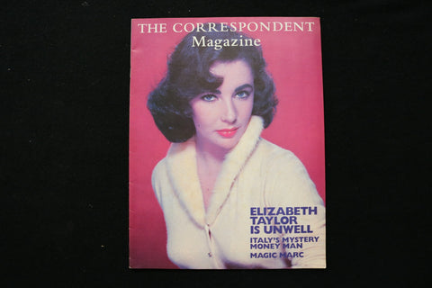 1990 JUNE 17 THE CORRESPONDENT MAGAZINE - ELIZABETH TAYLOR COVER - E 25231