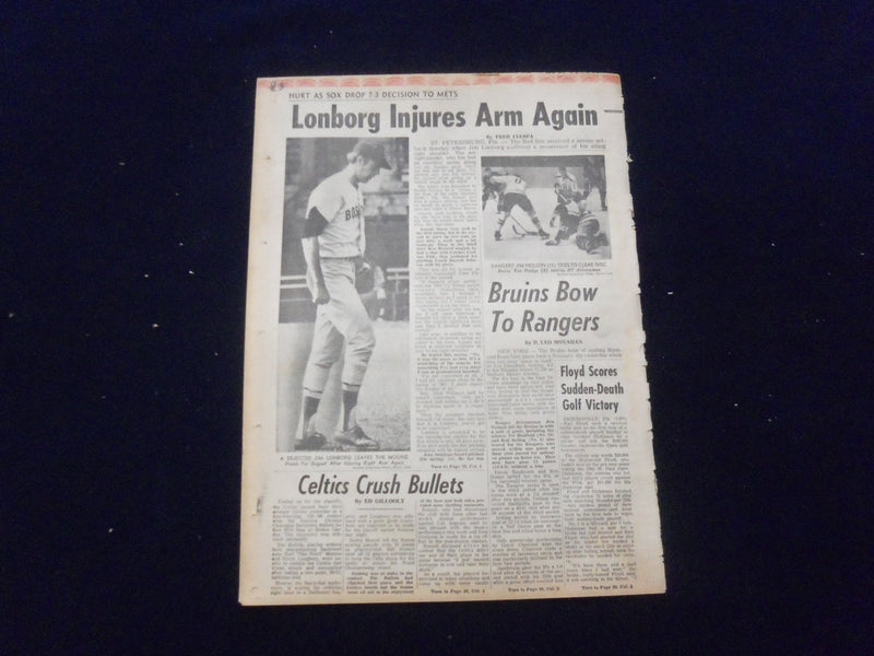 1969 MAR 24 BOSTON RECORD AMERICAN NEWSPAPER-NIXON, NEW VIET WAR POLICY -NP 6339