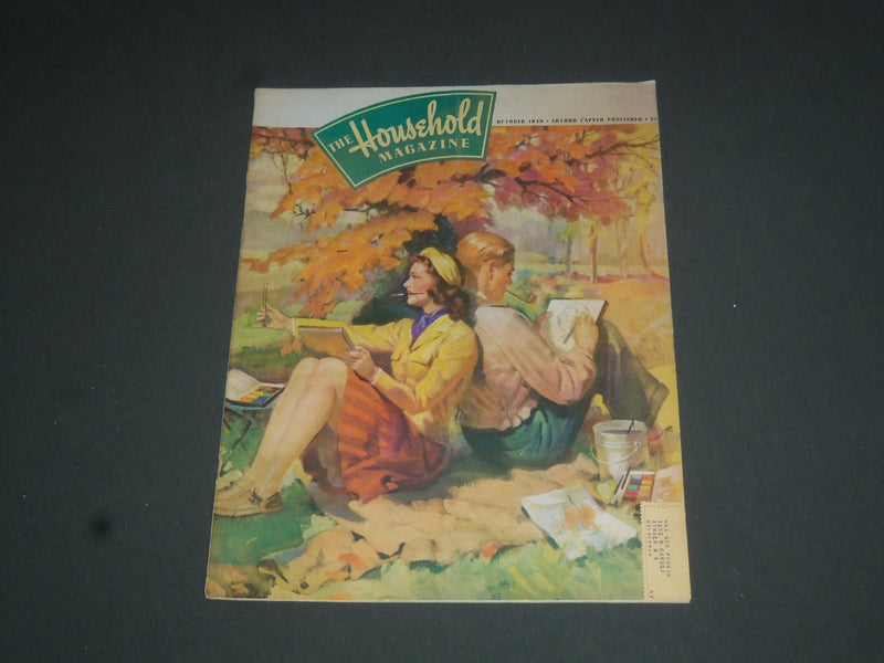 1940 OCTOBER THE HOUSEHOLD MAGAZINE - ILLUSTRATIONS, STORIES & ADS - SP 7749