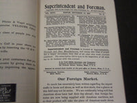 1905 SUPERINTENDENT AND FOREMAN MAGAZINE LOT OF 4 ISSUES - WR 900