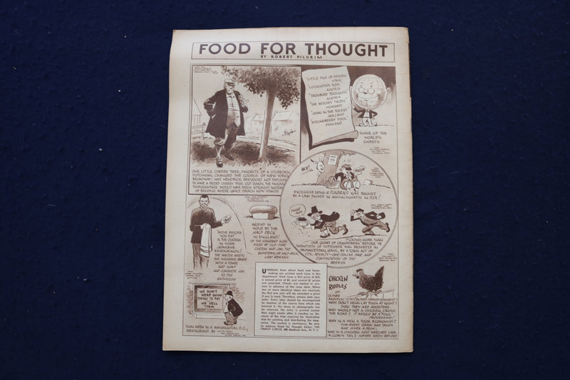 1937 JANUARY 1 THE FAMILY CIRCLE MAGAZINE - TYRONE POWER-ED WYNN COVER - E 18226