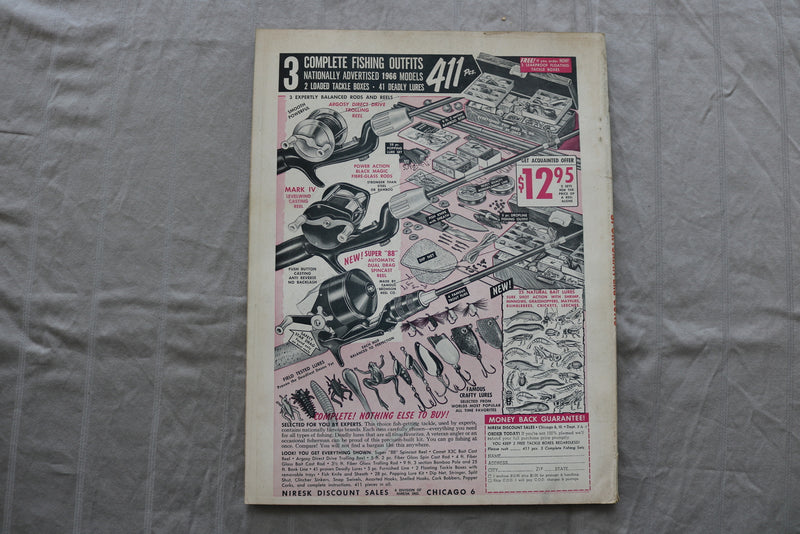 1966 MAY SPORTSMAN AND GUNS MAGAZINE - A SUPER-WALLOP .45 COLT COVER - ST 3400L