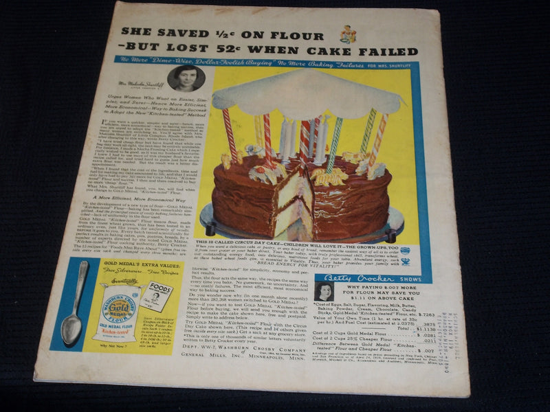 1934 JULY WOMAN'S WORLD MAGAZINE - NICE ILLUSTRATED FRONT COVER - E 5751