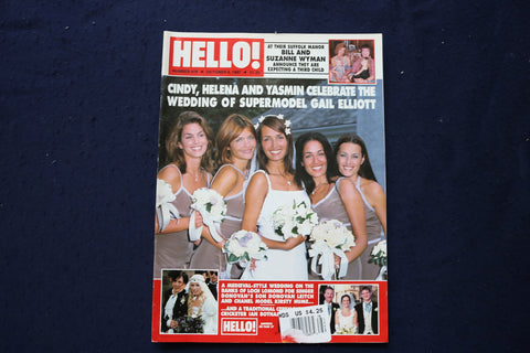 1997 OCTOBER 4 HELLO! MAGAZINE - SUPERMODEL GAIL ELLIOTT COVER - E 23601