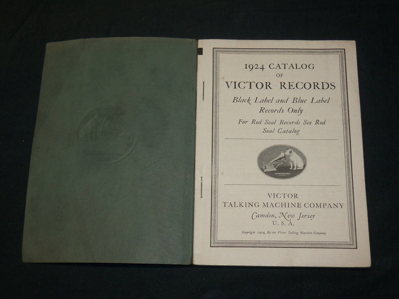 1916-1929 VICTOR RECORDS CATALOGS LOT OF 12 - SOFTCOVER - KD 1044