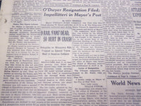 1950 SEPTEMBER 3 NEW YORK TIMES - O'DWYER RESIGNATION FILED - NT 4294