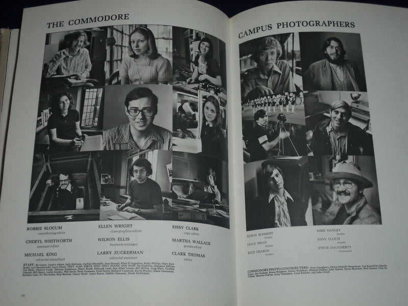 1973 CENTENNIAL COMMODORE VANDERBILT COLLEGE YEARBOOK - GREAT PHOTOS - YB 854