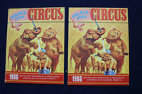 1958-1973 POLLACK BROS. CIRCUS PROGRAMS - LOT OF 17 - O 3639