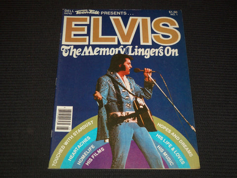 1980'S NO. 1 TEEN TALK PRESENTS ELVIS MAGAZINE - ELVIS PRESLEY COVER - E 15474