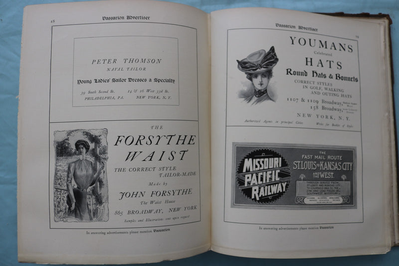 1902 VASSARION VASSAR COLLEGE YEARBOOK - POUGHKEEPSIE, NEW YORK - YB 3588
