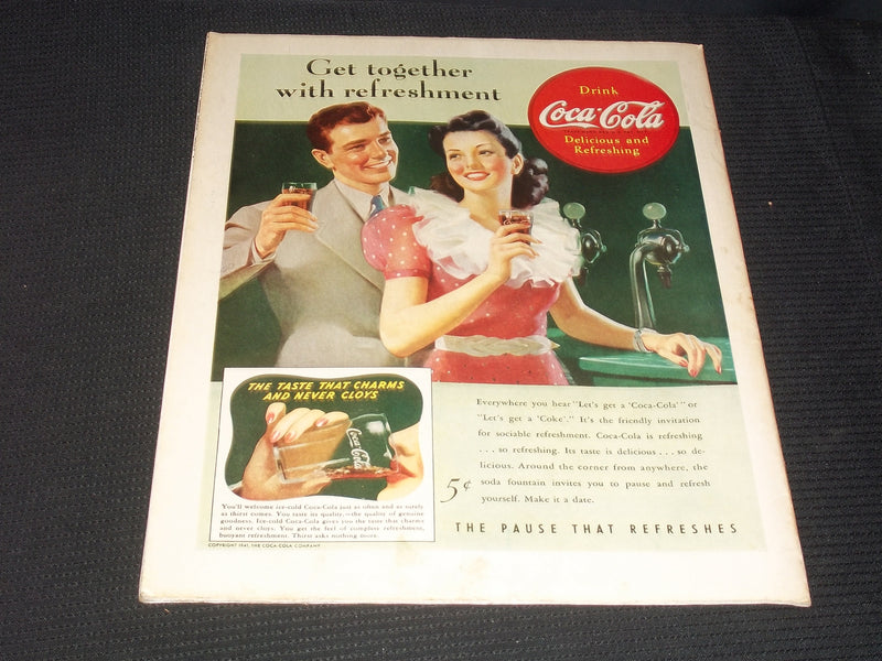1941 AUGUST 2 COLLIER'S MAGAZINE NICE FRONT COVER & ADS - E 4345