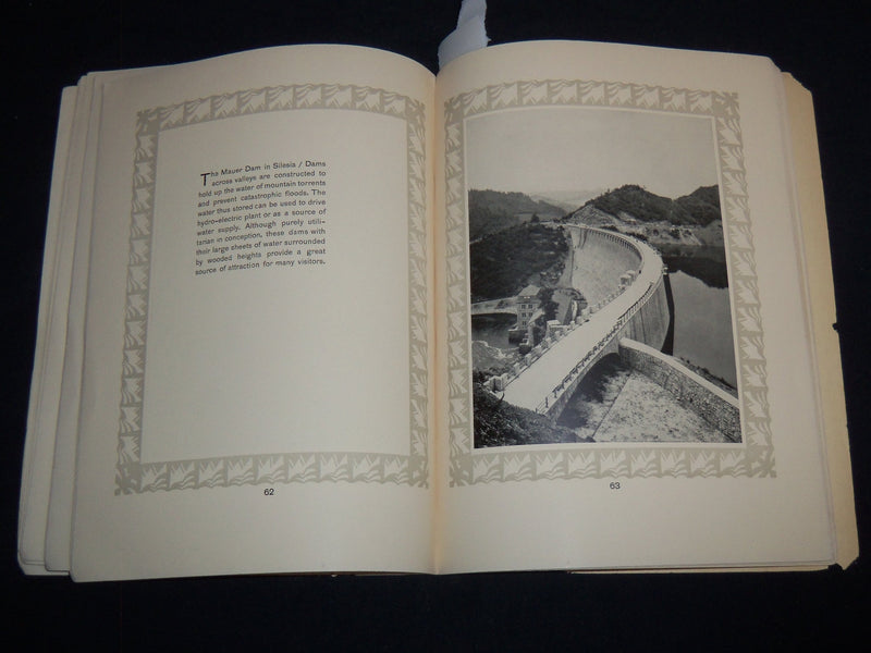 1930'S PICCTURESQUE GERMANY INDUSTRIAL GERMANY SEVENTH SERIES BOOK - J 8732