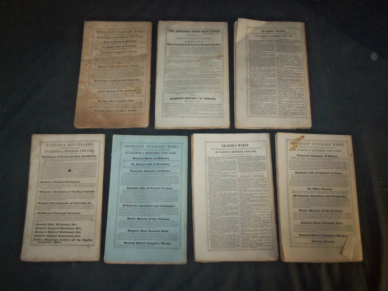 1842-1843 ALISON'S HISTORY OF EUROPE MAGAZINE - LOT OF 14 ISSUES - WR 450P