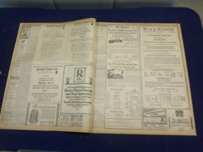 1923 APRIL 23 NEW YORK TIMES - JERSEY FOREST FIRE DESTROYS 23 HOMES - NT 8353