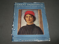 1952 GREAT PAINTINGS FROM THE NATIONAL GALLERY OF ART HARDCOVER BOOK - D 250