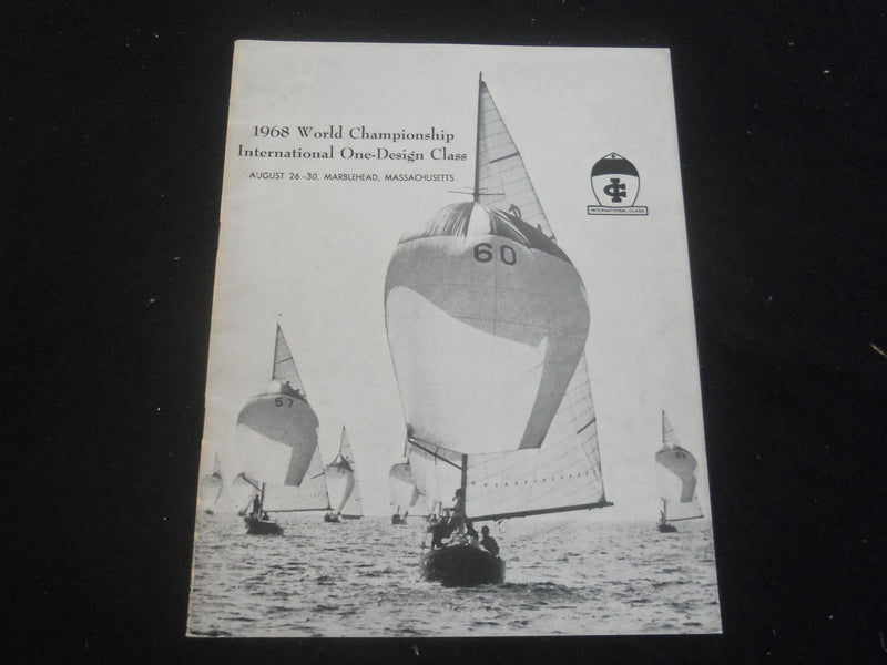 1968 AUG 26-30 WORLD CHAMPIONSHIP INTERNATIONAL 1-DESIGN CLASS MAGAZINE-B 4370B