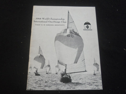 1968 AUG 26-30 WORLD CHAMPIONSHIP INTERNATIONAL 1-DESIGN CLASS MAGAZINE-B 4370B