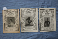 1896 CASTLE SQUARE THEATRE PROGRAM MAGAZINE - LOT OF 13 - BOSTON - K 2729