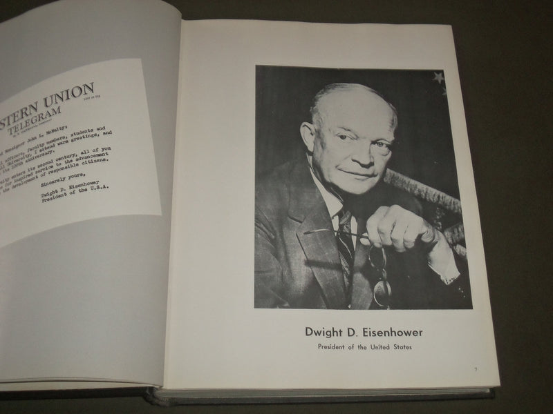 1956 GALLEON SETON HALL UNIVERISTY YEARBOOK - SOUTH ORANGE NEW JERSEY - YB 1362