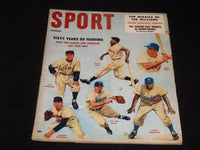 1958 JANUARY SPORT MAGAZINE - GIANTS & DODGERS COVER - E 204