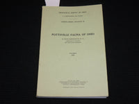 1966 POTTSVILLE FAUNA OF OHIO BOOK - GEOLOGICAL SURVEY OF OHIO - J 7049