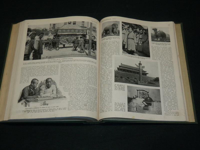 1916 NOV-1917 OCT TRAVEL MAGAZINE BOUND VOLUME - GREAT COVERS - KD 6006