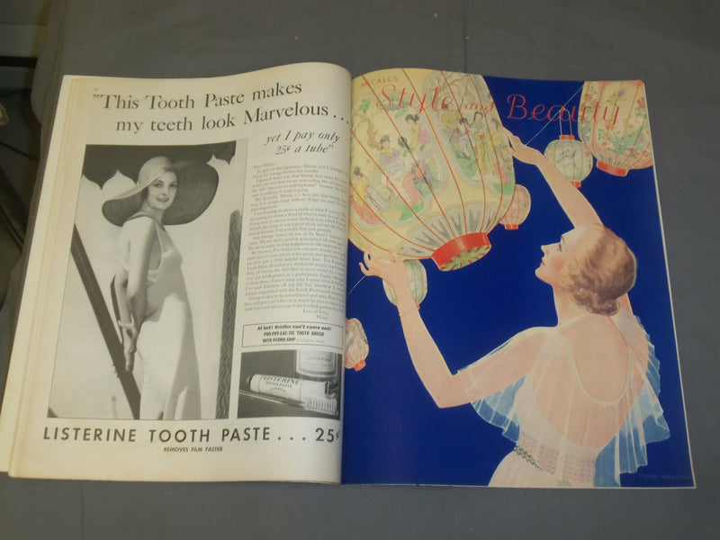 1933 AUGUST MCCALL'S MAGAZINE - NEYSA MCMEIN COVER - B 6372