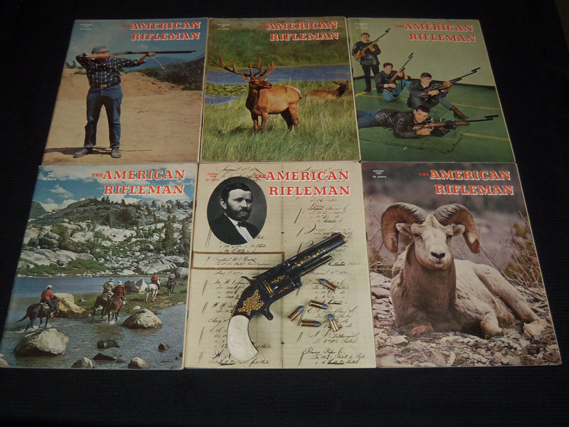1967-1976 THE AMERICAN RIFLEMAN MAGAZINEs LOT OF 26 ISSUES - NICE ADS - WR 104J