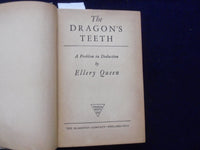 1939-1945 THE DRAGON'S TEETH HARDCOVER BOOKS BY ELLERY QUEEN - LOT OF 2 -KD 8504