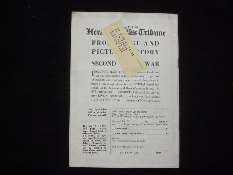 1946 JUNE SCIENCE PICTORIAL MAGAZINE - J 9953