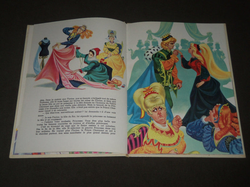 1964 LES CONTES DE GRIMM & D'APRES PERRAULT FRENCH BOOK LOT OF 2 - KD 4764