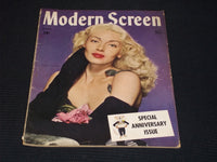 1944 AUGUST MODERN SCREEN MAGAZINE - LANA TURNER COVER - E 16812