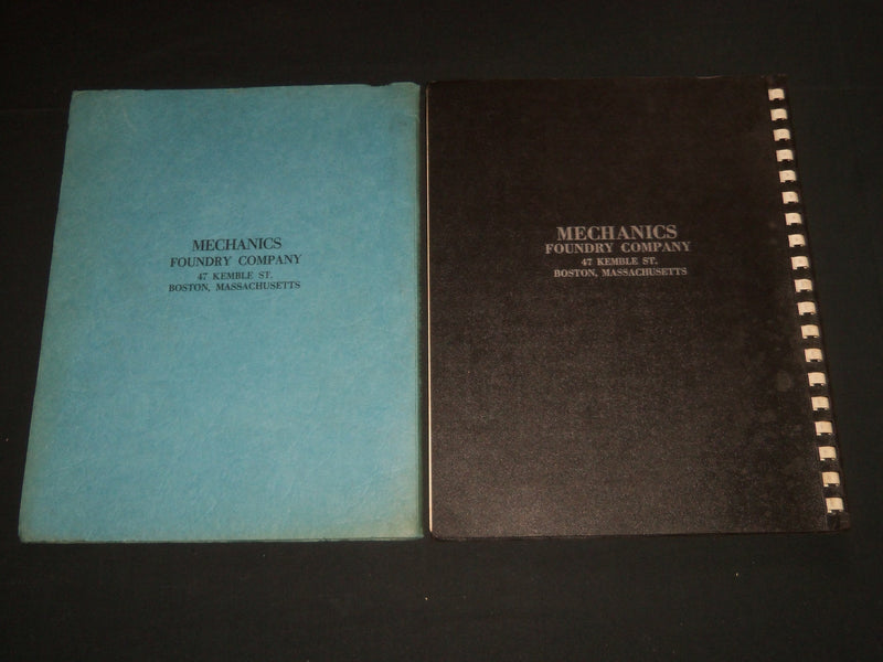 1955-1964 CASTINGS MECHANICS FOUNDRY CO. CATALOG LOT OF 2 -BOSTON MA- SP 3215H