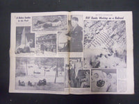 1944 MAY 1 NEW YORK DAILY MIRROR - 3 HUGH YANK AIR FLEETS BOMB FRANCE - NP 2201
