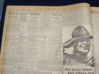 1918 MAY 10 NEW YORK TIMES - COMMONS UPHOLDS LLOYD GEORGE 293 TO 106 - NT 8177
