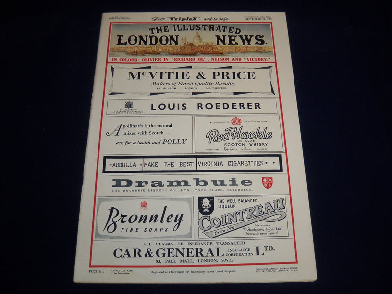 1955 SEPTEMBER 24 ILLUSTRATED LONDON NEWS MAGAZINE - METAXAS SQUARE - E 8022