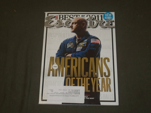 2011 DECEMBER ESQUIRE MAGAZINE- MARK KELLY, AMERICANS OF THE YEAR COVER - B 1976