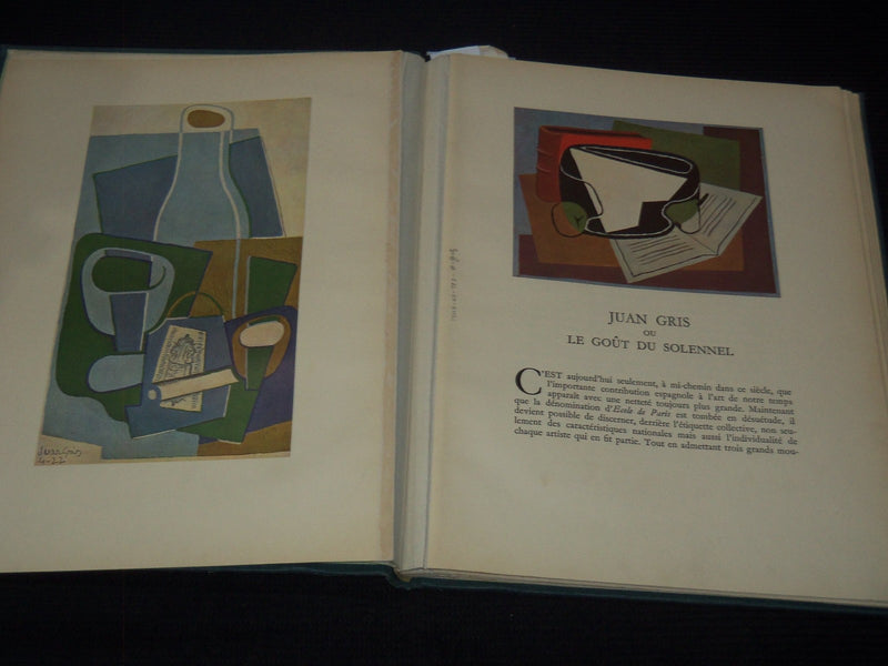 1949 JUAN GRIS LES TRESORS DE LA PEINTURE FRANCAISE VOLUME - KD 3351R