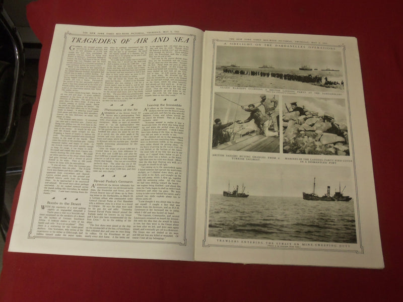 1915 MAY 6 NY TIMES PICTORIAL WAR EXTRA SECTION-FRENCH COLONIAL INFANTRY-NP 3955