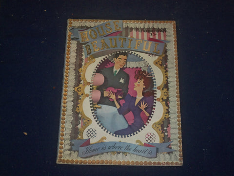 1945 FEBRUARY HOUSE BEAUTIFUL MAGAZINE - GREAT PHOTOS & ADS - B 751
