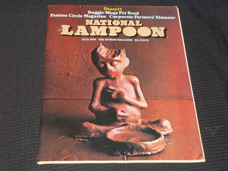 1974 JULY NATIONAL LAMPOON MAGAZINE - DESSERT FRONT COVER - E 3282