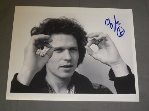 COUNTRY JOE MCDONALD 8 X 10 AUTOGRAPHED PHOTO - J 4027