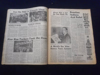 1974 AUGUST 9 NEW YORK POST NEWSPAPER - PRESIDENT NIXON RESIGNS - NP 6064