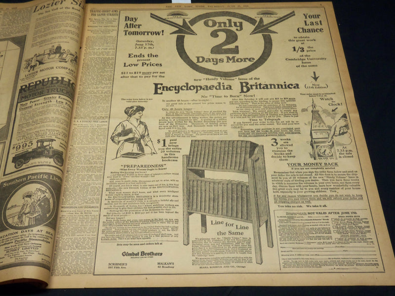 1916 JUNE 15 NEW YORK TIMES - DEMOCRATS CHEER LUSTILY FOR PEACE - NT 8614